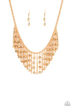 Load image into Gallery viewer, Rebel Remix Gold Necklace - Paparazzi Accessories
