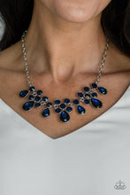 Load image into Gallery viewer, Debutante Drama Blue Necklace - Paparazzi Accessories
