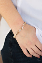 Load image into Gallery viewer, Braided Twilight Gold Bracelet Paparazzi
