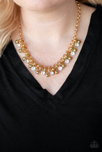 Load image into Gallery viewer, Wall Street Winner Gold Necklace Paparazzi
