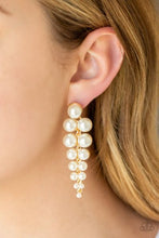 Load image into Gallery viewer, Totally Tribeca Gold Post Earrings Paparazzi 
