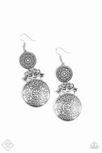 Load image into Gallery viewer, Garden Adventure Silver Earrings - Paparazzi Accessories
