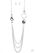 Load image into Gallery viewer, Rebels Have More Fun Silver Necklace - Paparazzi Accessories
