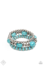 Load image into Gallery viewer, Take By SANDSTORM Blue Bracelet - Paparazzi Accessories
