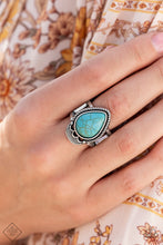 Load image into Gallery viewer, Rural Rapids Blue Ring - Paparazzi Accessories
