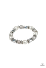 Load image into Gallery viewer, Sparking Conversation White Bracelet - Paparazzi Accessories
