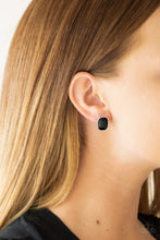 Load image into Gallery viewer, The Modern Monroe Black Earrings - Paparazzi Accessories
