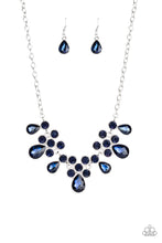 Load image into Gallery viewer, Debutante Drama Blue Necklace - Paparazzi Accessories
