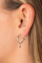 Load image into Gallery viewer, Modern Model Silver Earrings - Paparazzi Accessories

