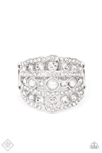 Load image into Gallery viewer, Sailboat Bling White Ring - Paparazzi Accessories
