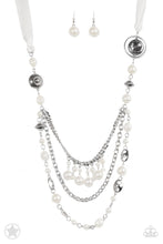 Load image into Gallery viewer, All The Trimmings White Necklace - Paparazzi Accessories
