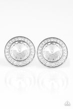 Load image into Gallery viewer, What Should I BLING? White Post Earrings - Paparazzi Accessories
