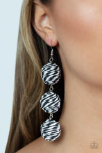 Load image into Gallery viewer, Laguna Lanterns Black Earrings - Paparazzi Accessories
