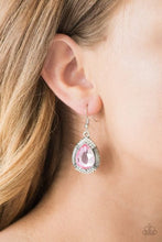 Load image into Gallery viewer, Grandmaster Shimmer Pink Earrings Paparazzi 

