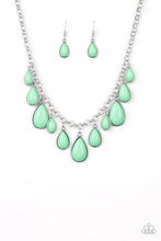 Load image into Gallery viewer, Jaw-Dropping Diva Green Necklace - Paparazzi Accessories
