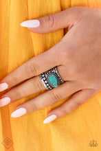 Load image into Gallery viewer, Eco Energy Blue Ring - Paparazzi Accessories

