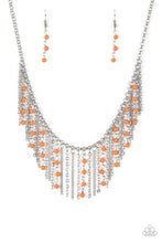 Load image into Gallery viewer, Harlem Hideaway Orange Necklace - Paparazzi Accessories
