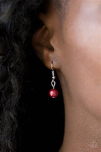 Load image into Gallery viewer, Eloquently Eloquent Red Necklace - Paparazzi Accessories
