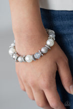 Load image into Gallery viewer, Sparking Conversation White Bracelet Paparazzi 
