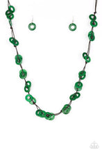 Load image into Gallery viewer, Waikiki Winds Green Necklace - Paparazzi Accessories
