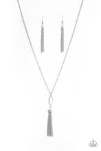 Load image into Gallery viewer, Tassel Tease White Necklace - Paparazzi Accessories

