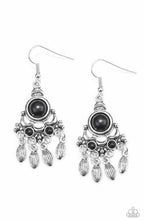 Load image into Gallery viewer, No Place Like HOMESTEAD Black Earrings - Paparazzi Accessories
