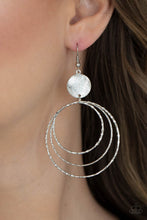 Load image into Gallery viewer, Universal Rehearsal Silver Earrings - Paparazzi Accessories
