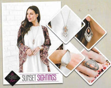 Load image into Gallery viewer, April 2020 Sunset Sightings Fashion Fix Set - Paparazzi Accessories
