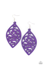 Load image into Gallery viewer, Coral Garden Purple Earrings - Paparazzi Accessories
