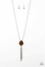 Load image into Gallery viewer, Happy As Can BEAM Brown Necklace - Paparazzi Accessories
