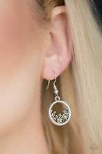 Load image into Gallery viewer, Effortlessly Effervescent Silver Earrings - Paparazzi Accessories
