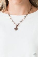 Load image into Gallery viewer, Say No AMOUR Copper Necklace Paparazzi 

