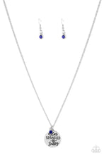 Load image into Gallery viewer, Star-Spangled Sass Blue Necklace - Paparazzi Accessories
