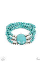 Load image into Gallery viewer, Stone Pools Blue Bracelet - Paparazzi Accessories
