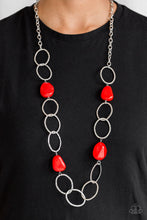 Load image into Gallery viewer, Modern Day Malibu Red Necklace Paparazzi 
