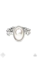 Load image into Gallery viewer, One Day at a SHOWTIME White Ring - Paparazzi Accessories
