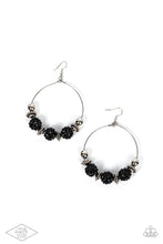 Load image into Gallery viewer, I Can Take A Compliment Black Earrings - Paparazzi Accessories
