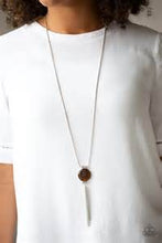 Load image into Gallery viewer, Happy As Can BEAM Brown Necklace - Paparazzi Accessories
