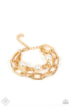 Load image into Gallery viewer, Nautical Mileage Gold Bracelet - Paparazzi Accessories
