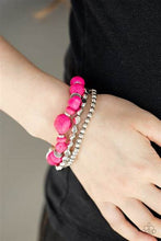 Load image into Gallery viewer, Rural Restoration Pink Bracelet - Paparazzi Accessories
