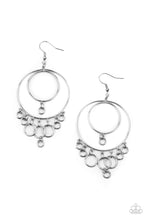 Load image into Gallery viewer, Roundabout Radiance Black Earrings - Paparazzi Accessories
