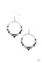Load image into Gallery viewer, Revolutionary Refinement Purple Earrings - Paparazzi Accessories
