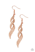 Load image into Gallery viewer, On Fire Copper Earrings

