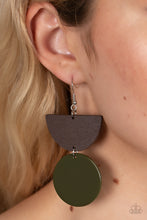 Load image into Gallery viewer, Beach Bistro Green Earrings - Paparazzi Accessories
