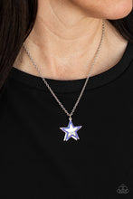 Load image into Gallery viewer, American Anthem Blue Necklace - Paparazzi Accessories
