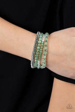 Load image into Gallery viewer, Destination Dreamscape Green Bracelet - Paparazzi Accessories
