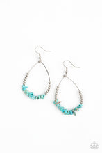 Load image into Gallery viewer, Come Out Of Your SHALE Blue Earrings - Paparazzi Accessories
