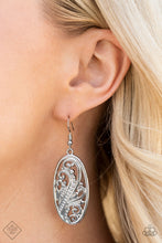 Load image into Gallery viewer, High Tide Terrace Silver Earrings - Paparazzi Accessories
