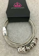 Load image into Gallery viewer, Magnetically Metro White Bracelet - Paparazzi Accessories
