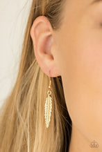 Load image into Gallery viewer, Light Flight Gold Necklace - Paparazzi Accessories
